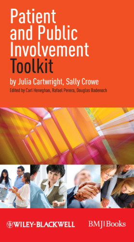 Patient and Public Involvement Toolkit (EBMT-EBM Toolkit Series)