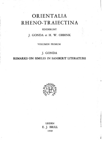 Remarks on similes in Sanskrit literature