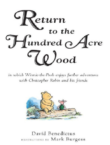 Return to the Hundred Acre Wood
