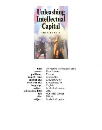 Unleashing intellectual capital