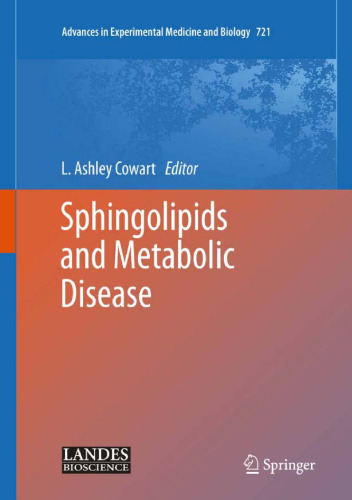 Sphingolipids and Metabolic Disease