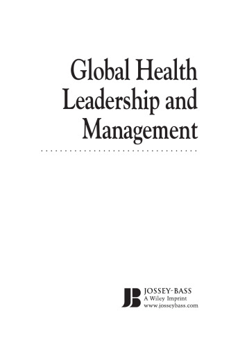 Global health leadership and management
