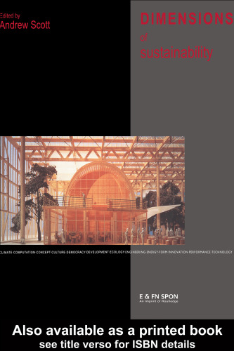 Dimensions of sustainability: architecture form, technology, environment, culture