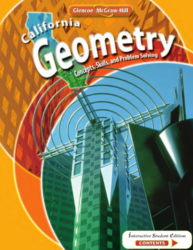 California Geometry: Concepts, Skills, and Problem Solving