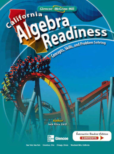 California Algebra Readiness: Concepts, Skills, and Problem Solving