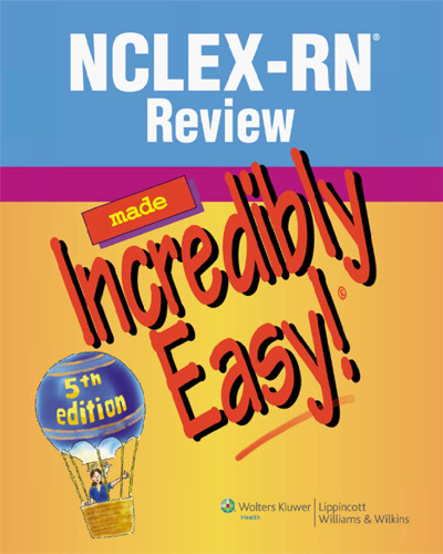 NCLEX-RN® Review Made Incredibly Easy! (Incredibly Easy! Series), 5th Edition