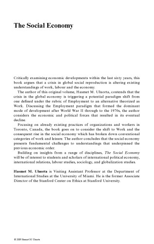 The Social Economy: Working Alternatives in a Globalizing Era (Rethinking Globalizations)