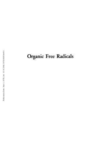 Organic Free Radicals