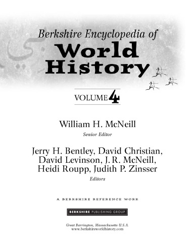 Berkshire Encyclopedia Of World History