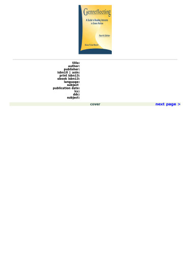 Genreflecting: A Guide to Reading Interests in Genre Fiction (Fourth Edition)