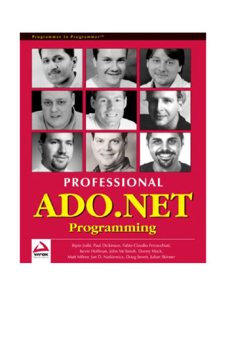 Professional ADO.NET