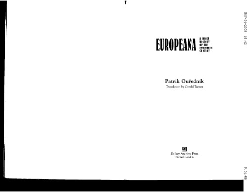 Europeana: A Brief History of the Twentieth Century (Eastern European Literature)