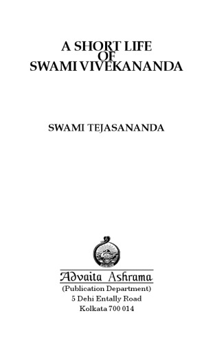 A Short Life of Swami Vivekananda