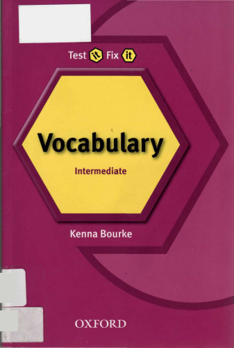 Vocabulary: Intermediate (Test It, Fix It)