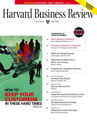 Harvard Business Review - April 2009