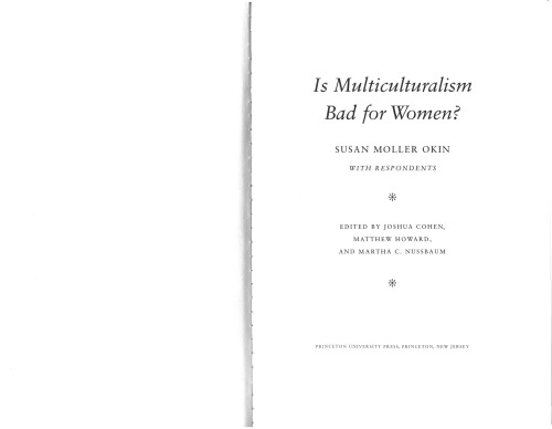 Is multiculturalism bad for women?