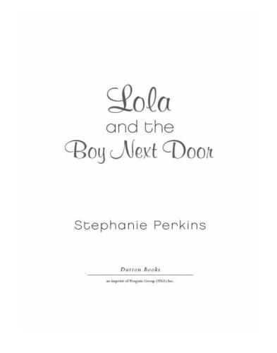 Lola and the Boy Next Door