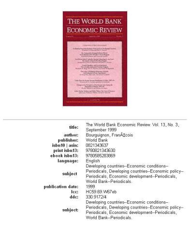 The World Bank Economic Review, Volume 13