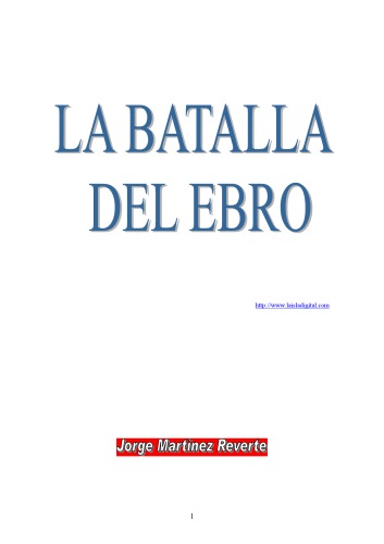 La Batalla del Ebro