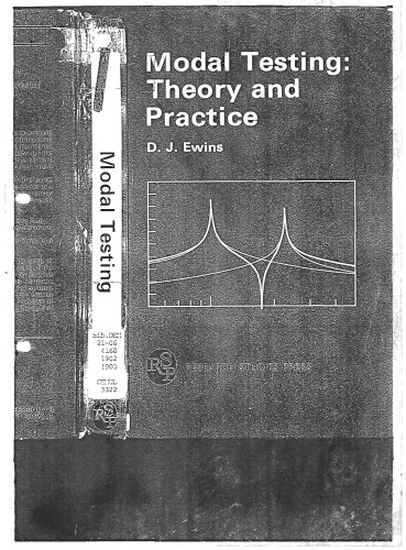 Modal Testing: Theory and Practice (Mechanical engineering research studies)