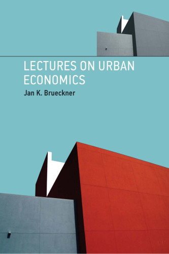 Lectures on Urban Economics