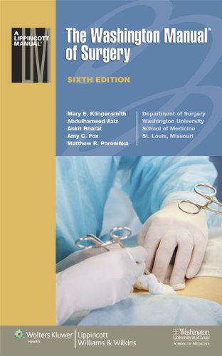 The Washington Manual of Surgery, 6th Edition