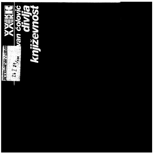 Divlja književnost : Etnolingvističko proučavanje paraliterature