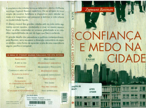 CONFIANÇA E MEDO NA CIDADE