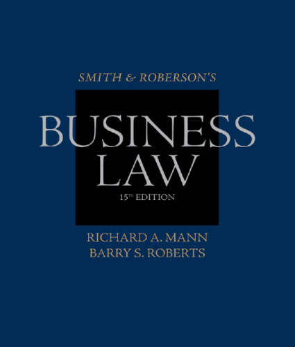 Smith and Roberson's Business Law