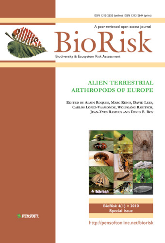 Alien Terrestrial Arthropods of Europe, Part 1.