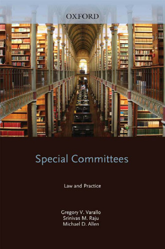 Special Committees: Law and Practice