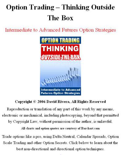 Option Trading - Thinking Outside the Box! Intermediate To Advanced Futures Options Strategies