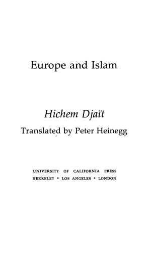 Europe and Islam