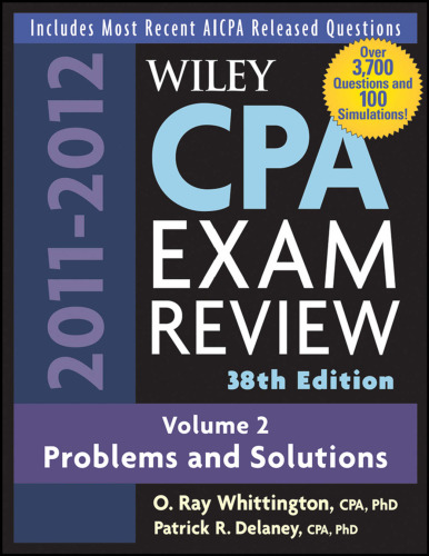 Wiley CPA Examination Review, Problems and Solutions, Volume 2