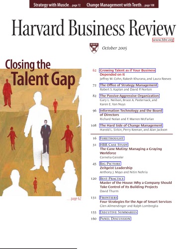 Harvard Business Review - October 2005