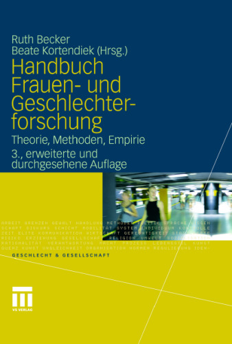 Handbuch Frauen- und Geschlechterforschung Theorie, Methoden, Empirie
