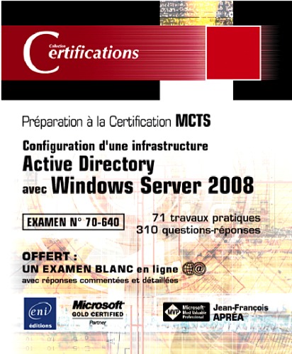 Configuration d'une infrastructure Active Directory avec Windows Server 2008