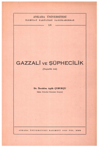 Gazzalî ve Şüphecilik