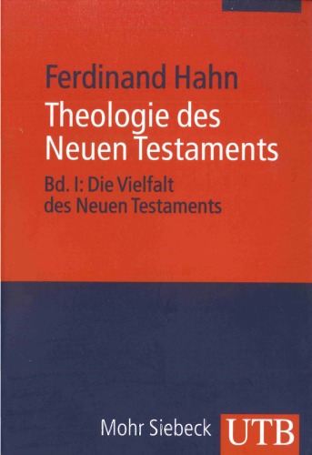 Theologie des Neuen Testaments, 2 Bände (3. Auflage)