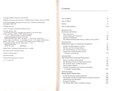 Economists and Societies: Discipline and Profession in the United States, Britain, and France, 1890s to 1990s