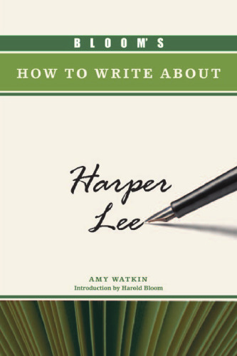 Bloom's How to Write about Harper Lee