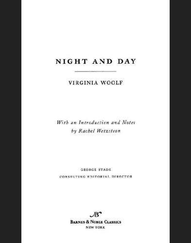 Night and Day (Barnes & Noble Classics Series)