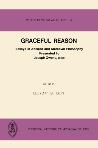 Graceful Reason (Papers in Mediaeval Studies)