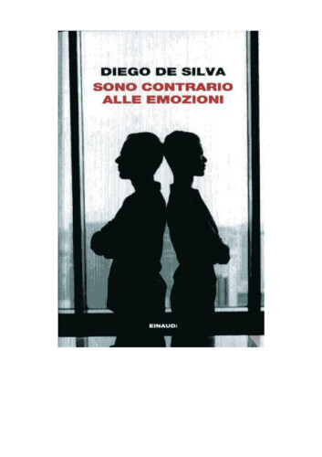 Sono contrario alle emozioni