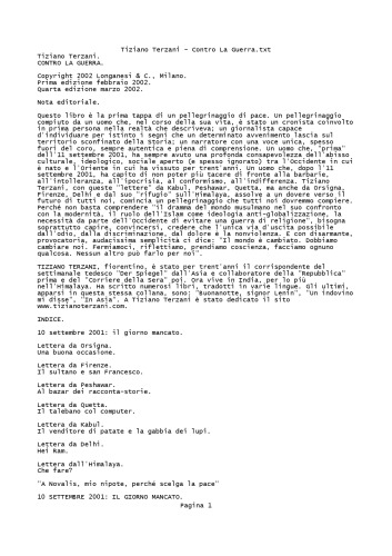 Lettere contro la guerra