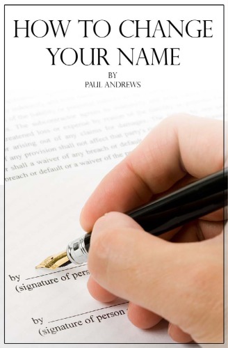 How to Change Your Name