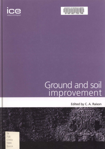 Ground and soil improvement
