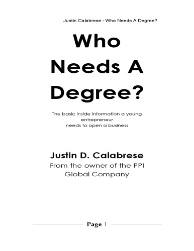 Who Needs a Degree?