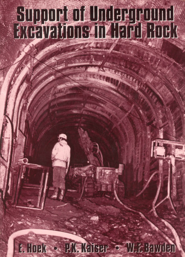 Support of Underground Excavations in Hard Rock