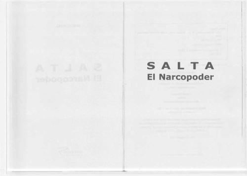 Salta: El Narcopoder